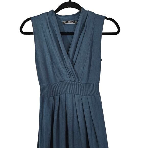 Peruvian Connection Adriatico Pima Cotton Maxi Dress in Navy - Picture 6 of 10